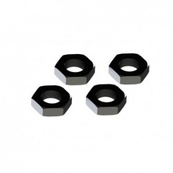 Tuercas de rueda de aluminio 17mm ARRMA negro (AR310449) 4 uds.