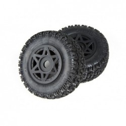 Ruedas ARRMA con dBoots Sidewinder 2 6S Negro (AR550003) 2 uds.