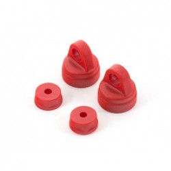 Set tapones amortiguador ARRMA rojo (AR330227) 4 uds.