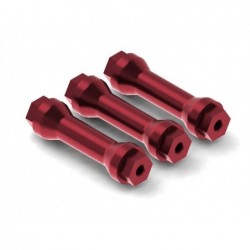 Postes de aluminio alerón ARRMA Rojo (AR320217) 2 uds.