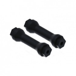 Postes de aluminio alerón ARRMA Negro (AR320218) 2 uds.