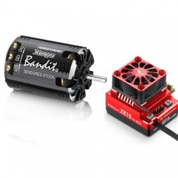 Combo Hobbywing XERUN XR10 160A Pro Red + Motor Bandit 13.5T