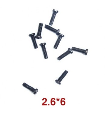 Tornillos 2.6x6 mm WLtoys (A949-38) 10 uds.