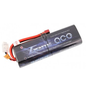 Bateria LiPo Gens Ace 3500mAh 7.4v 25C 2S1P Hardcase