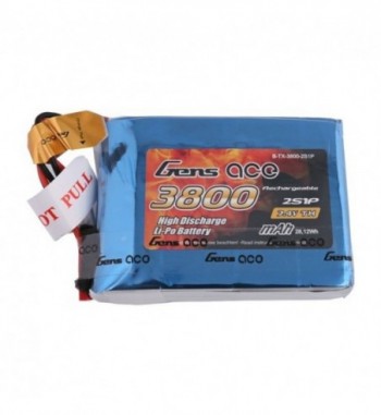 Bateria LiPo Gens Ace 3800mAh 7.4v 1C 2S1P