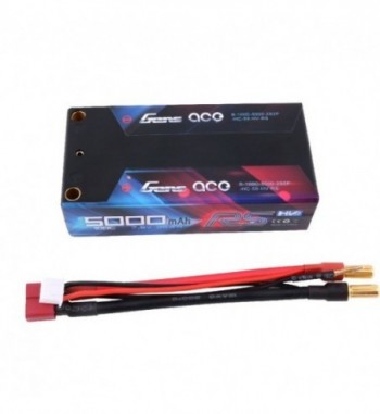 Bateria LiPo Gens Ace 5000mAh 7.6v 100C 2S2P Hardcase