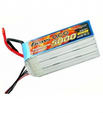 Bateria LiPo Gens Ace 5000mAh 22.2v 60C 6S1P