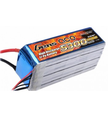 Bateria LiPo Gens Ace 5300mAh 22.2v 30C 6S1P
