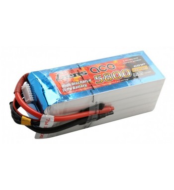 Bateria LiPo Gens Ace 5800mAh 22.2v 45C 6S1P