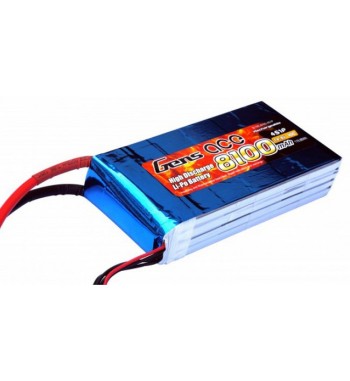 Bateria LiPo Gens Ace 8100mAh 14.8v 10C 4S1P