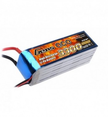 Bateria LiPo LiPo Gens Ace 3300mAh 22.2v 25C