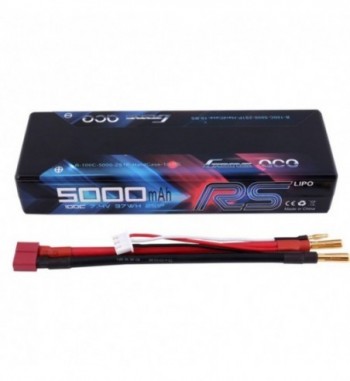 Bateria LiPo LiPo Gens Ace 5000mAh 7.4v 100C Hardcase RS