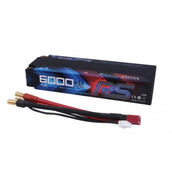 Bateria LiPo LiPo Gens Ace 6000mAh 7.4v 70C Hardcase RS