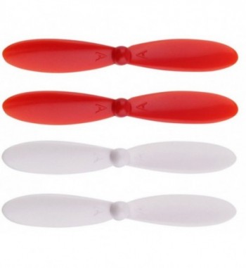 Set helices rojas y blancas para Hubsan X4 107