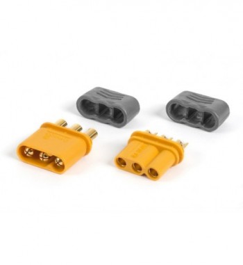 Conector especial XT triple banana - 1 par