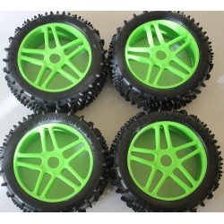 Tire Hobao 1:8 Offroad 17mm Wheel 4 pcs (FR03F-MG)