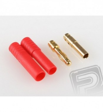 Conector Banana 4mm con funda