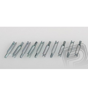 Clavijas de metal M2 x10 uds.