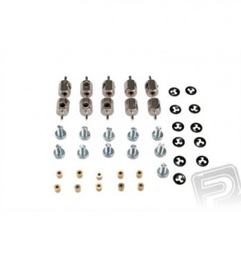 Set de conectores de varillaje x10 uds.