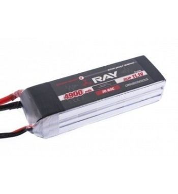 Bateria LiPo RAY 4900 mAh 11.1v 30/60C Air Pack