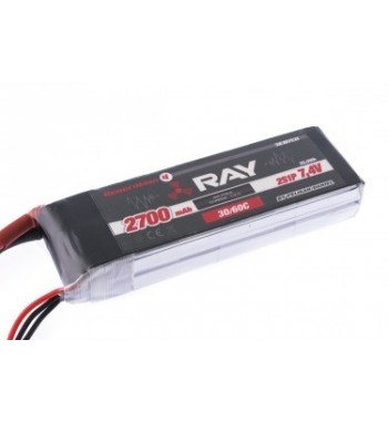 Bateria LiPo RAY 2700 mAh 7.4v 30/60C Air Pack