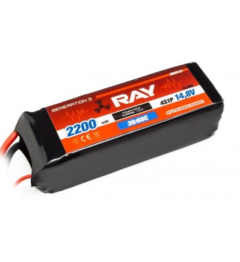 G3 - LC RAY LI-POL 2200 mAh/14.8 30/60C Air Pack