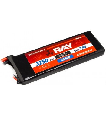 G3 - LC RAY LI-POL 3250 mAh/7.4 30/60C Air Pack