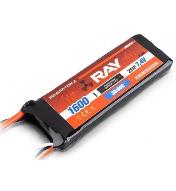 G3 RAY LI-POL 1600 mAh/7.4 30/60C Air Pack