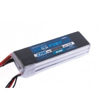 Bateria LiPo FOXY 2200 mAh 11.1v 40/80C 24.4Wh Air Pack