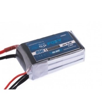 Bateria LiPo FOXY 850 mAh 11.1v 40/80C 9.4Wh Air Pack