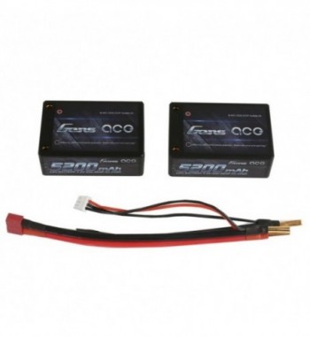 Bateria LiPo Gens Ace 5200 mAh 7.4v 40C 2S3P Saddle