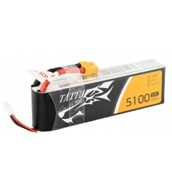 Bateria LiPo Tattu  5100 mAh 11.1v 10C 3S1P