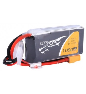 Bateria LiPo Tattu 1050 mAh 11.1v 75C 3S1P