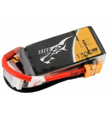 Bateria LiPo Tattu 1300 mAh 11.1v 75C 3S1P