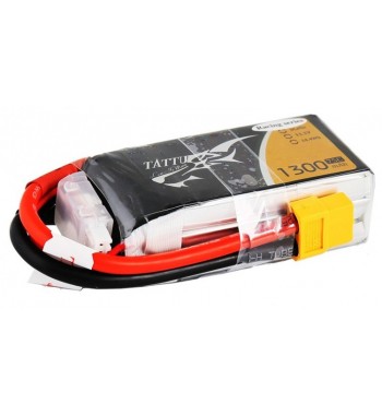 Bateria LiPo Tattu 1300 mAh 11.1v 75C 3S1P Made For victory