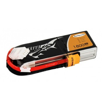 Bateria LiPo Tattu 1800 mAh 11.1v 75C 3S1P Made For victory