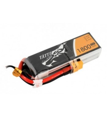 Bateria LiPo Tattu 1800 mAh 14.8v 75C 4S1P