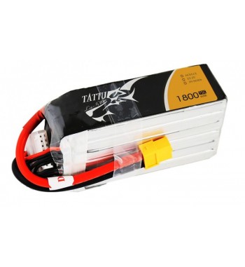 Bateria LiPo Tattu 1800 mAh 22.2v 75C 6S1P