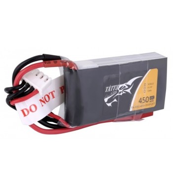 Bateria LiPo Tattu 450 mAh 11.1v 45C 3S1P