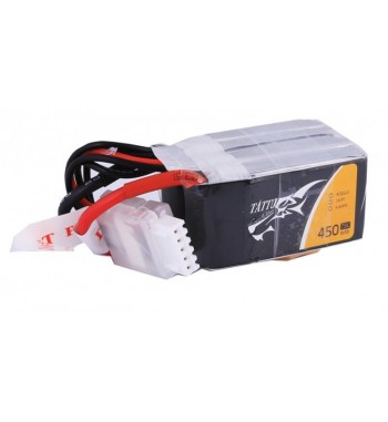 Bateria LiPo Tattu 450 mAh 14.8v 75C 4S1P