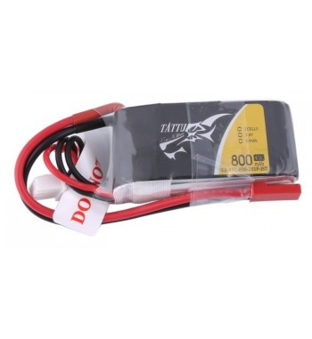 Bateria LiPo Tattu 800 mAh 7.4v 45C 2S1P