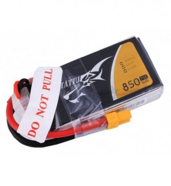 Bateria LiPo Tattu 850 mAh 11.1v 75C 3S1P