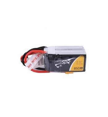 Bateria LiPo Tattu 850 mAh 14.8v 75C 4S1P XT60