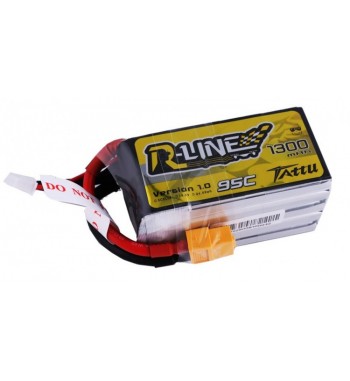 Bateria LiPo Tattu R-Line 1300 mAh 18.5v 95C 5S1P