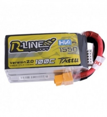 Bateria LiPo Tattu R-Line 1550 mAh 14.8v 100C 4S1P Hv