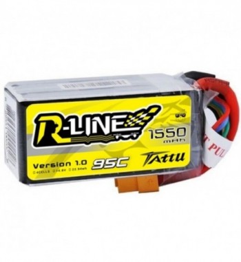 Bateria LiPo Tattu R-Line 1550 mAh 14.8v 95C 4S1P