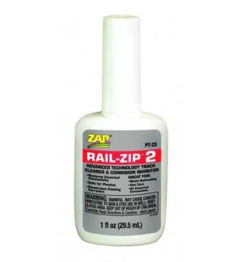 Liquido limpiador de railes RAIL-ZIP para trenes 30 ml