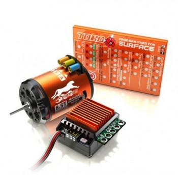 Combo brushless SkyRC 1/10 ESC 60A + motor 10.5T + tarjeta