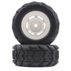 MONSTER TRUCK FRONT TIRES&RIMS 2P