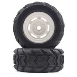 MONSTER TRUCK FRONT TIRES&RIMS 2P